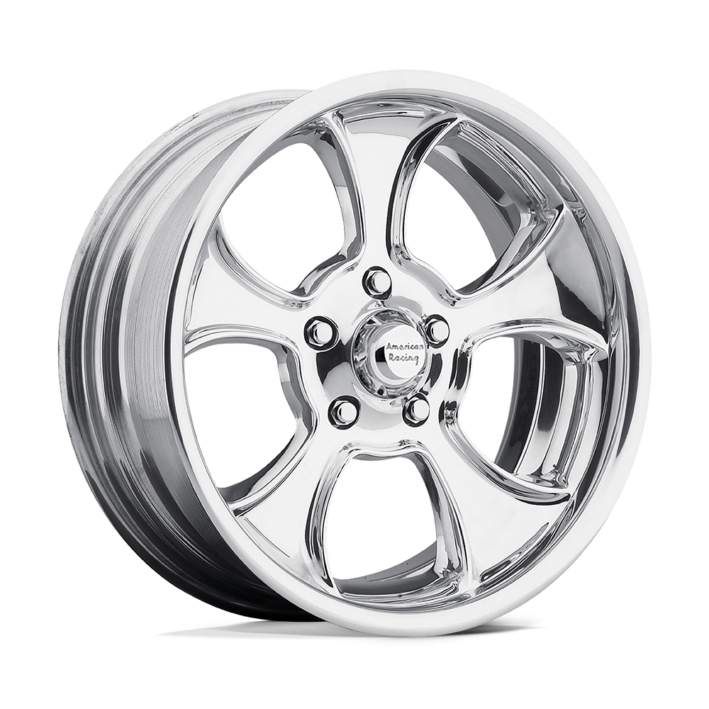 American Racing Vintage VN474 Gasser Two-piece Polished 18x10 5x120.65 (5x4.75) BP 3.75 BS -44MM Offset 72.60MM hub bore