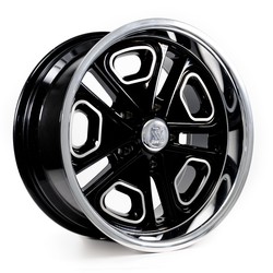 Gloss Black 18x8 Del Ray 5x114.3 +1mm