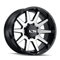 Ion Alloy 143 Matte Black 20x10 8x170 BP 4.75 BS -19mm Offset 125.2 hub bore