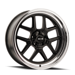 Ridler 610 Matte Black Polished 20x10 5x120.65 (5x4.75) BP 5.50 BS 0mm Offset 83.82 hub bore