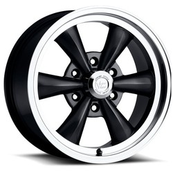 Vision 141H Gloss Black Machined Lip 17x8 6x139.7 (6x5.5) BP 4.50 BS 0MM Offset 78.1 hub bore