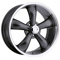 Vision 142 Legend 5 Gunmetal Machined Lip 20x8.5 rwd 5x127 (5x5) BP 4.50 BS -6MM Offset 83 hub bore