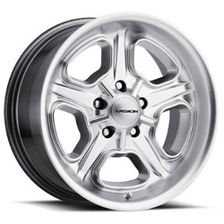 Vision 147 Daytona Hyper Silver 15x8 5x127 (5x5) BP 4.50 BS 0MM Offset 83 hub bore