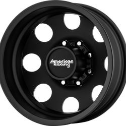 Baja Dually 16x6 8x165.1 (8x6.5) Satin Black - Rear (-134 mm)