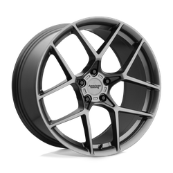 American Racing AR924 Crossfire Graphite 20x10.5 5x115 BP 6.73 BS +25MM Offset 72.56MM hub bore