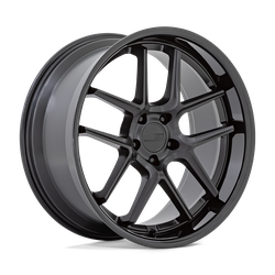 AR942 20x11 5x115 Matte Black w/ Gloss Black Lip -6mm