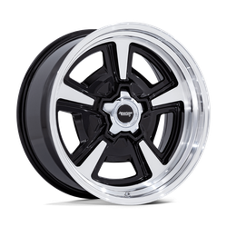 VN517 Marauder 18x8 5x4.75 Gloss Black and Machined 0mm
