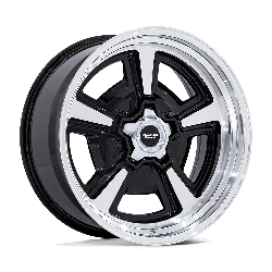 VN517 Marauder 18x8 Blank Gloss Black and Machined 0mm (120-140)