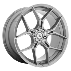Asanti Black ABL-37 Monarch Titanium Brushed 20x10.5 5x112 BP 7.32 BS +40MM Offset 72.56MM hub bore