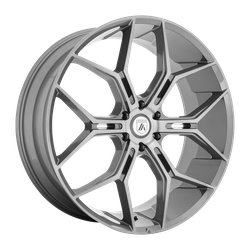 Asanti Black ABL-38 Monarch Truck Titanium Brushed 22x9.5 6x135 BP 6.75 BS +38MM Offset 87.10MM hub bore