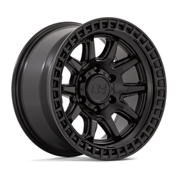 Calico Matte Black 17x8.5 5x114.3 (5x4.5) +34mm