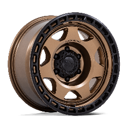 Black Rhino Hard Alloys BR018 Voyager Matte Bronze With Matte Black Lip 17x8.5 6x135 BP 4.75 BS 0MM Offset 87.10MM hub bore