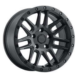 Black Rhino Hard Alloys BRACH Arches Matte Black 17x8 5x100 BP 5.68 BS +30MM Offset 56.15MM hub bore