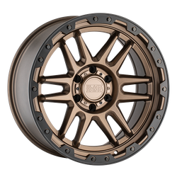 Black Rhino Hard Alloys BRAPC Apache Matte Bronze With Black Ring & Bolts 18x9 6x139.7 (6x5.5) BP 4.29 BS -18MM Offset 112.10MM hub bore