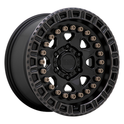 Black Rhino Hard Alloys BRCBN Carbine Matte Black With Machined Tint Ring 20x9 6x135 BP 5.39 BS +10MM Offset 87.10MM hub bore