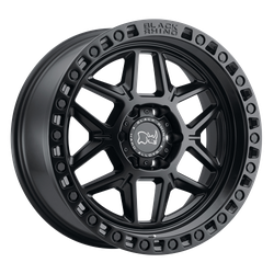 Black Rhino Hard Alloys BRKLS Kelso Matte Black 17x9 5x114.3 (5x4.5) BP 4.29 BS -18MM Offset 76.10MM hub bore