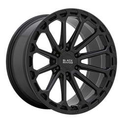 Black Rhino Hard Alloys BRKZN Kaizen Matte Black 17x9.5 6x139.7 (6x5.5) BP 4.78 BS -12MM Offset 112.10MM hub bore