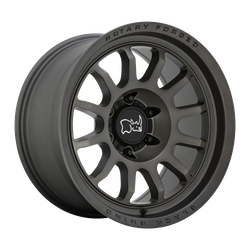 Black Rhino Hard Alloys BRRPD Rapid Matte Brushed Gunmetal 17x9 6x139.7 (6x5.5) BP 5.47 BS +12MM Offset 112.10MM hub bore