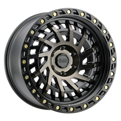 Black Rhino Hard Alloys BRSHD Shredder Matte Black With Machined Dark Tint 20x9.5 6x135 BP 5.72 BS +12MM Offset 87.10MM hub bore