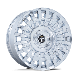 DUB 1 Piece DC272 Honcho Chrome 22x9 5x115, 5x120 BP 5.59 BS +15MM Offset 74.10MM hub bore