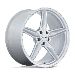 Foose 1 Piece F174 CF8 Gloss Silver 20x10 5x114.3 (5x4.5) BP 6.88 BS +35MM Offset 70.70MM hub bore