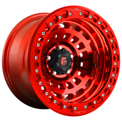 Zephyr Bead Lock - Off Road Only 17x9 Candy Red 5x127 (5x5) Bolt Pattern -38mm Offset