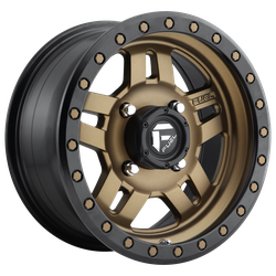 Anza 20x9 Matte Bronze Black Bead Ring 6x139.7 (6x5.5) Bolt Pattern 19mm Offset