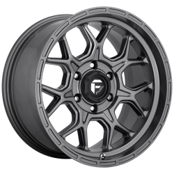 Tech 17x9 Matte Gun Metal 6x139.7 (6x5.5) Bolt Pattern 1mm Offset