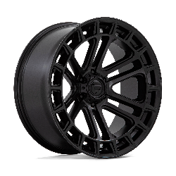 Fuel 1 Piece D718 Heater Matte Black 22x10 6x135 BP 4.99 BS -13MM Offset 87.10MM hub bore