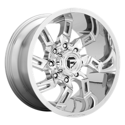 D746 Lockdown 20x10 6x135 Chrome -18mm