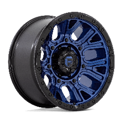 Fuel 1 Piece D827 Traction Dark Blue With Black Ring 20x10 8x165.1 (8x6.5) BP 4.79 BS -18MM Offset 125.10MM hub bore