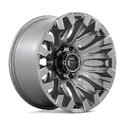 Fuel 1 Piece D830 Quake Platinum 20x10 8x165.1 (8x6.5) BP 4.79 BS -18MM Offset 125.10MM hub bore