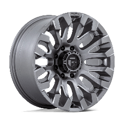 Fuel 1 Piece D830 Quake Platinum 20x9 8x165.1 (8x6.5) BP 5.04 BS +1MM Offset 125.10MM hub bore