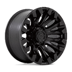 Fuel 1 Piece D831 Quake Blackout 20x10 8x165.1 (8x6.5) BP 4.79 BS -18MM Offset 125.10MM hub bore