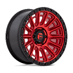 Fuel 1 Piece D834 Cycle Candy Red With Black Ring 20x9 6x135 BP 5.04 BS +1MM Offset 87.10MM hub bore