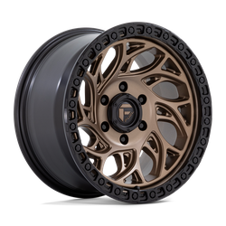 Fuel 1 Piece D841 Runner Or Bronze With Black Ring 20x9 6x135 BP 5.04 BS +1MM Offset 87.10MM hub bore