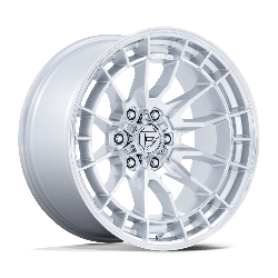 Fuel 1 Piece FC888 Revolt Hyper Silver With Machined Face 17x9 6x139.7 (6x5.5) BP 4.53 BS -12MM Offset 106.10MM hub bore