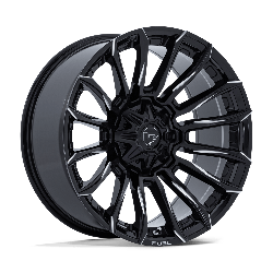 Fuel 1 Piece FC889 Blade Gloss Black Milled 20x10 5x127 (5x5), 5x139.7 (5x5.5) BP 4.79 BS -18MM Offset 87.10MM hub bore