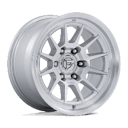 Fuel 1 Piece FC902 Spur Gloss Silver With Machined Face 17x8.5 6x139.7 (6x5.5) BP 5.73 BS +25MM Offset 106.10MM hub bore
