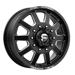 DE09 FF09D Matte Black Milled 20x10 10x170 -24mm