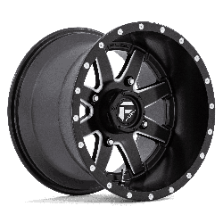 Fuel UTV D538 Maverick UTV Matte Black Milled 15x10 4x156 BP 5.50 BS 0MM Offset 132.00MM hub bore