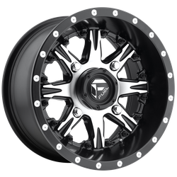 Nutz Utv 14x7 Matte Black Machined 4x110 Bolt Pattern 13mm Offset
