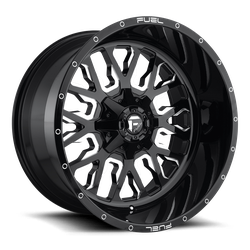 Stroke 18x7 Gloss Black Milled 4x156 Bolt Pattern 13mm Offset