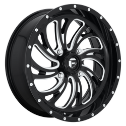 Kompressor 18x7 Gloss Black Milled 4x156 Bolt Pattern 13mm Offset