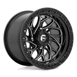 Fuel UTV D741 Runner UTV Gloss Black Milled 15x10 4x156 BP 5.50 BS 0MM Offset 132.00MM hub bore
