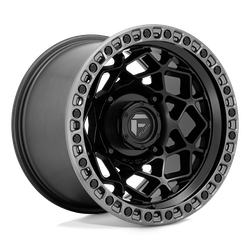 Fuel UTV D783 Unit UTV Matte Black With Gunmetal Ring 15x7 4x137 BP 4.39 BS +10MM Offset 110.10MM hub bore