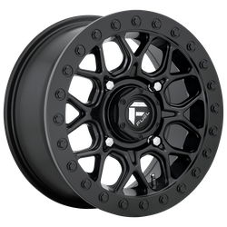 Tech Bead Lock - Off Road Only 15x10 Matte Black 4x156 Bolt Pattern 0mm Offset