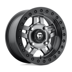 Anza Bead Lock - Off Road Only 14x7 Matte Gun Metal 4x137 Bolt Pattern 13mm Offset