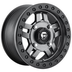 Anza Bead Lock - Off Road Only 15x7 Matte Gun Metal 4x137 Bolt Pattern 13mm Offset