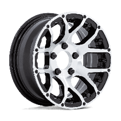 Helo HE1825 Gloss Black Machined 14x6 5x114.3 (5x4.5) BP 3.26 BS -6MM Offset 74.40MM hub bore